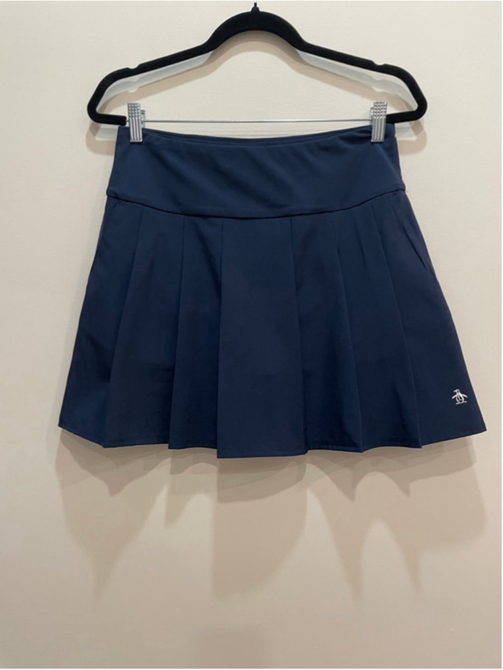 Penguin Navy Pleated Athletic Skort S Golf Pickleball Tennis Preppy